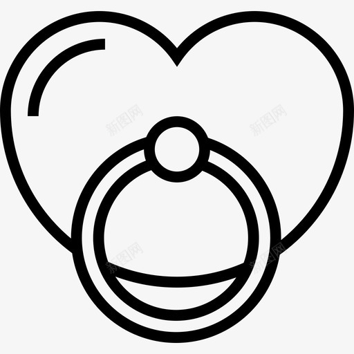 奶嘴婴儿和玩具5线性图标svg_新图网 https://ixintu.com 奶嘴 婴儿和玩具5 线性