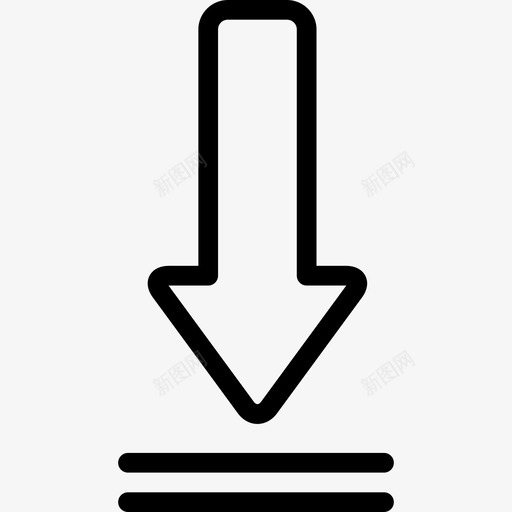 箭头3线性图标svg_新图网 https://ixintu.com 下载 箭头3 线性