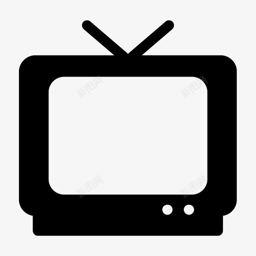电视电视符号图标svg_新图网 https://ixintu.com 电视 电视符号