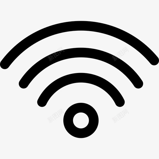 Wifi区域机场标志线性图标svg_新图网 https://ixintu.com Wifi区域 机场标志 线性