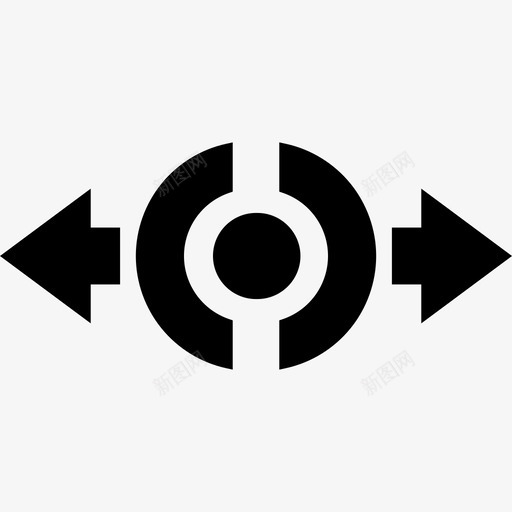 侧箭头触摸屏图标svg_新图网 https://ixintu.com 侧箭头 触摸屏