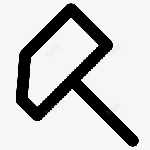 锤子工业元素粗体圆形图标svg_新图网 https://ixintu.com 工业元素 粗体圆形 锤子