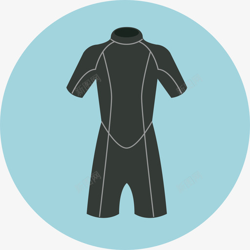 潜水服潜水圆形平底图标svg_新图网 https://ixintu.com 圆形平底 潜水 潜水服