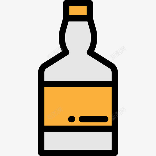 龙舌兰酒墨西哥元素6线性颜色图标svg_新图网 https://ixintu.com 墨西哥元素6 线性颜色 龙舌兰酒
