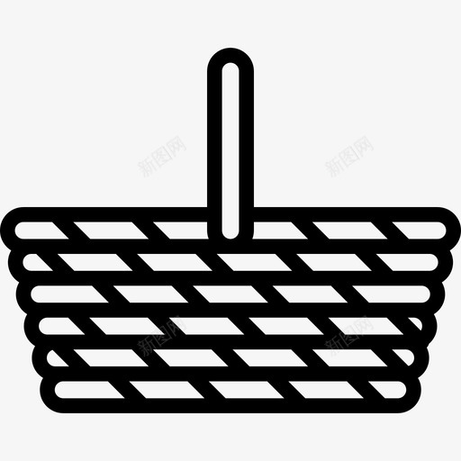 篮子线性园艺工具线性图标svg_新图网 https://ixintu.com 篮子 线性 线性园艺工具