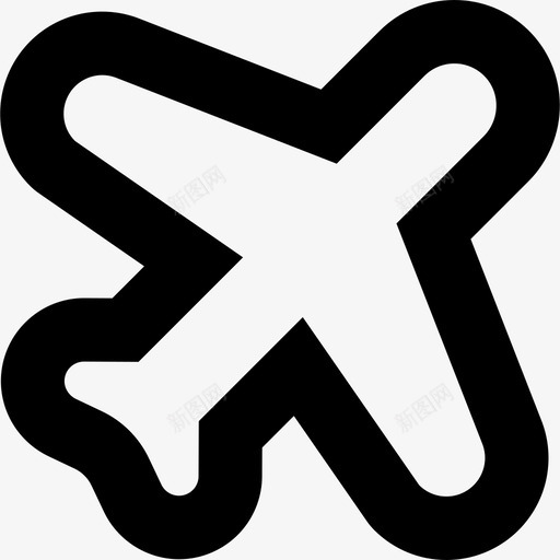 空运运输船运和简易线性运输图标svg_新图网 https://ixintu.com 空运 船运和简易线性运输 运输