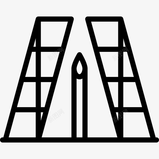 欧洲之门西班牙传统元素线性图标svg_新图网 https://ixintu.com 欧洲之门 线性 西班牙传统元素