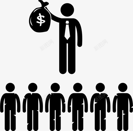 贵族资本主义资本家图标svg_新图网 https://ixintu.com 国家 政府 政府类型和人民 穷人 贵族 资本主义 资本家