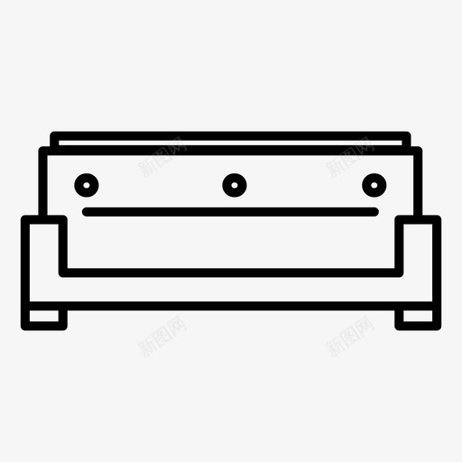 沙发家具内饰图标svg_新图网 https://ixintu.com 内饰 室内装饰 家具 沙发 衣柜
