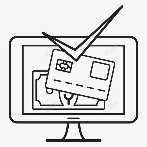 接受批准现金图标svg_新图网 https://ixintu.com 在线支付 批准 接受 现金 金钱