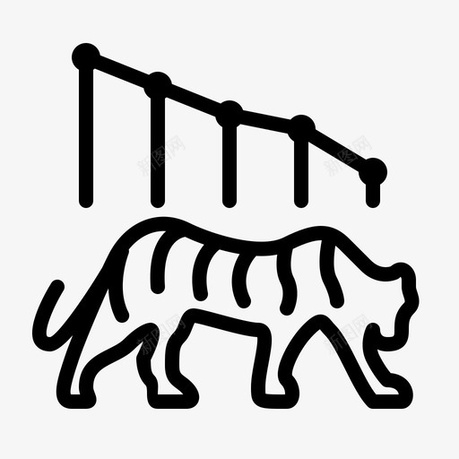 老虎信息图动物图表图标svg_新图网 https://ixintu.com 动物 图表 拯救老虎 老虎信息图