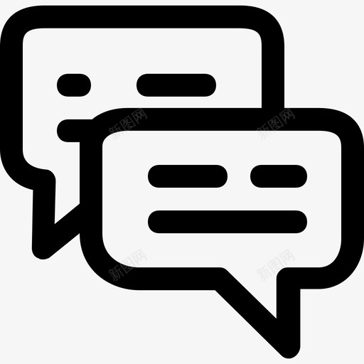 聊天图标响应稳定svg_新图网 https://ixintu.com 图标响应 稳定 聊天