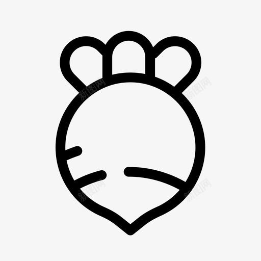 胡萝卜农业食品图标svg_新图网 https://ixintu.com 农业 叶子 植物 胡萝卜 蔬菜 超市 食品