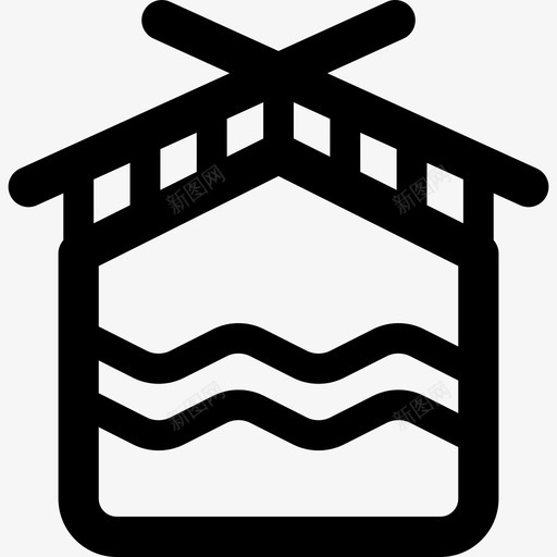 针织线针和缝纫直线图标svg_新图网 https://ixintu.com 直线 线针和缝纫 针织