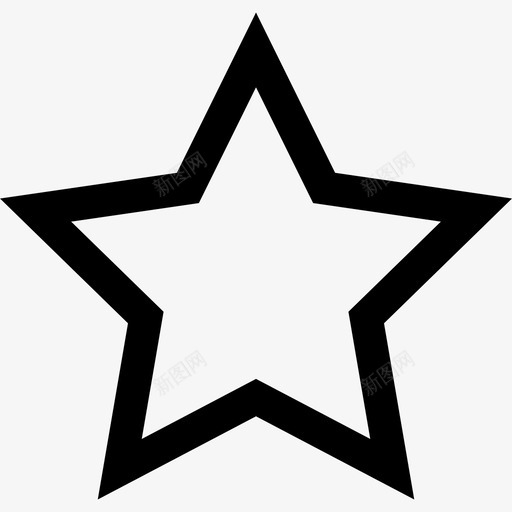 星形形状实用程序概述图标svg_新图网 https://ixintu.com 形状 星形 设计实用程序概述