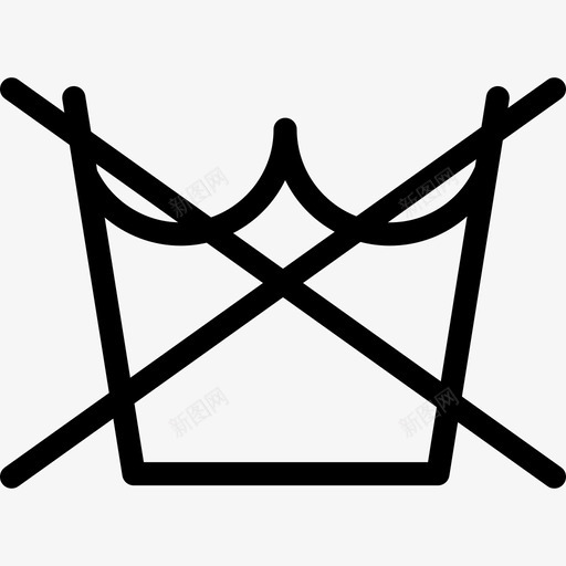 洗衣标牌线性洗衣符号图标svg_新图网 https://ixintu.com 标牌 洗衣 线性洗衣符号