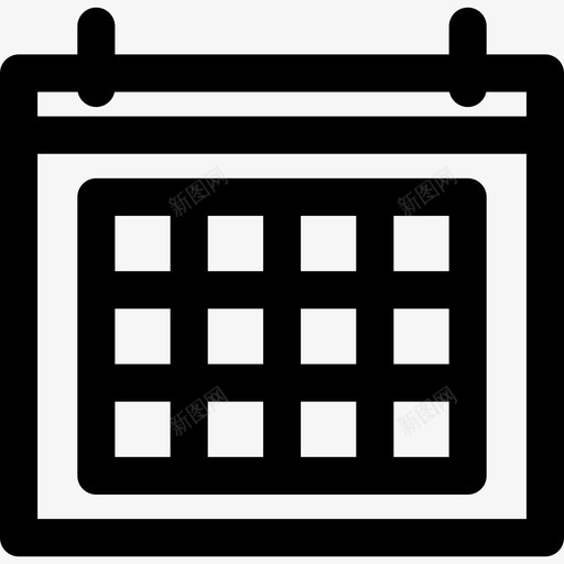 学校日历界面圆形学校图标svg_新图网 https://ixintu.com 圆形学校 学校日历 界面