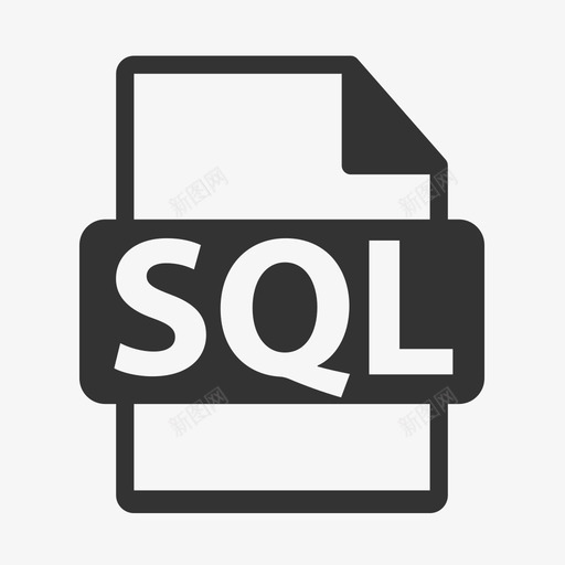 sqlsvg_新图网 https://ixintu.com sql 线性 单色