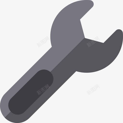 家用平头扳手图标svg_新图网 https://ixintu.com 家用平头扳手