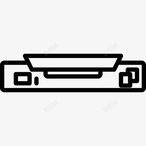 电视柜家具图例直线型图标svg_新图网 https://ixintu.com 家具图例 电视柜 直线型