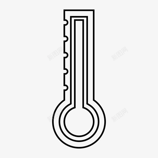 温度冷热图标svg_新图网 https://ixintu.com 冬天 冷 夏天 天气 温度 热