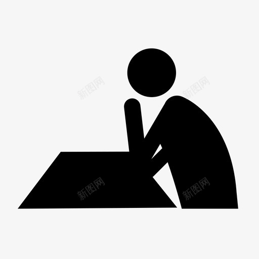 男人思考压抑悲伤图标svg_新图网 https://ixintu.com 压抑 悲伤 男人思考