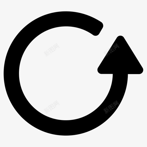 重置刷新重新加载图标svg_新图网 https://ixintu.com 刷新 同步 旋转 箭头方向上传下载上下左右返回 重新加载 重置