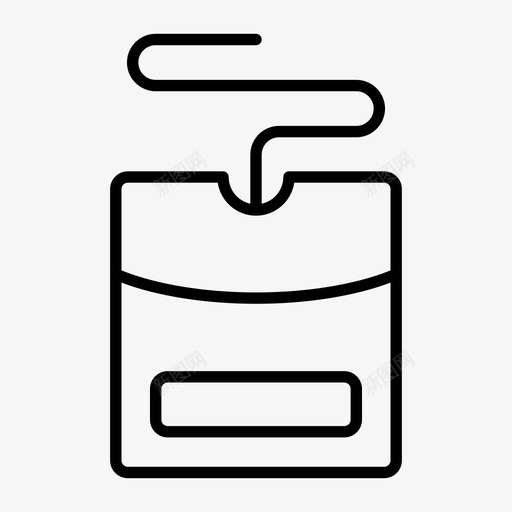 牙线个人护理产品图标svg_新图网 https://ixintu.com 个人护理 个人护理产品概述 产品 牙线