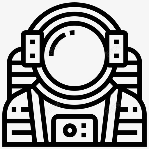 宇航员太空人宇航服图标svg_新图网 https://ixintu.com 太空人 太空帽 宇航员 宇航技术线 宇航服