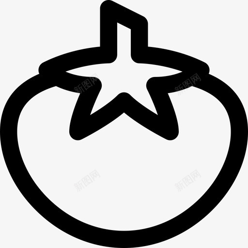 番茄墨西哥元素图标svg_新图网 https://ixintu.com 墨西哥元素 番茄