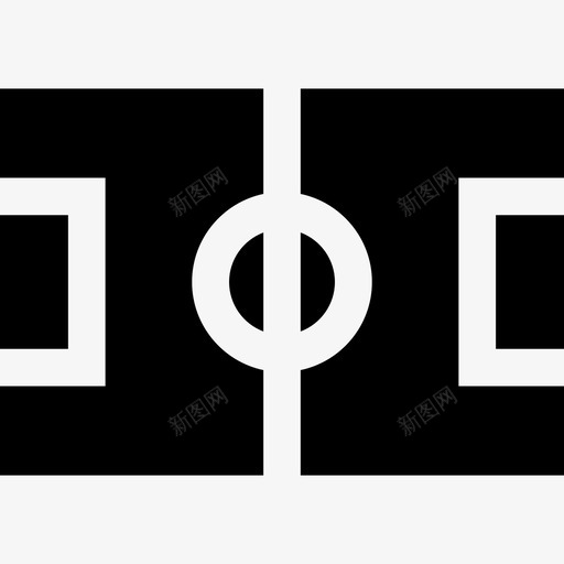 足球场实心运动元素填充图标svg_新图网 https://ixintu.com 填充 实心运动元素 足球场
