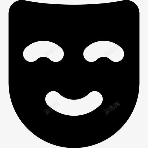 面具时尚狂欢节填充物图标svg_新图网 https://ixintu.com 时尚 狂欢节填充物 面具