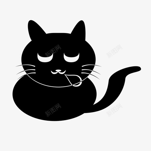 睡觉猫梦图标svg_新图网 https://ixintu.com 有趣 梦 猫 猫表情 睡觉 表情