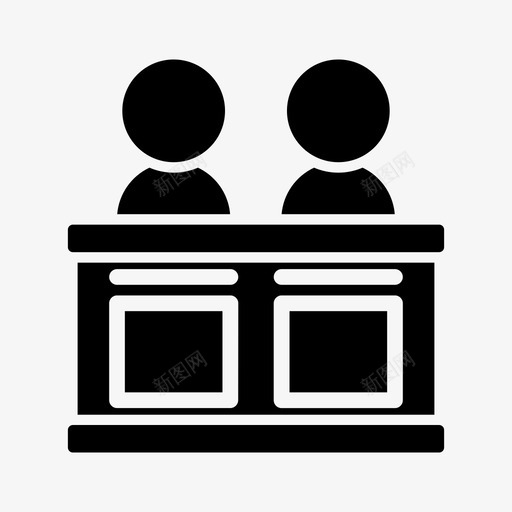 陪审团法官法律图标svg_新图网 https://ixintu.com 法官 法律 法律和司法 陪审团