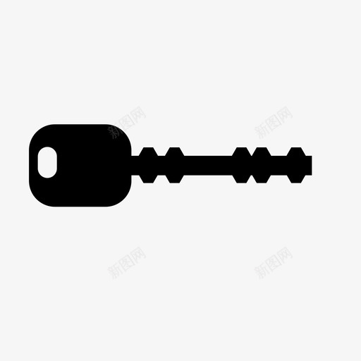 钥匙锁保险箱图标svg_新图网 https://ixintu.com 保险箱 钥匙 锁