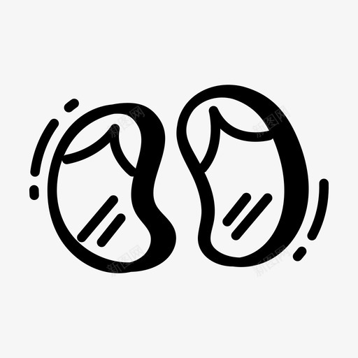 凉鞋人字拖拖鞋图标svg_新图网 https://ixintu.com 人字拖 凉鞋 夏日 拖鞋 旅行 旅行美好生活