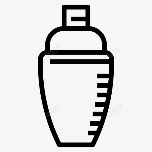 摇壶酒精饮料酒吧图标svg_新图网 https://ixintu.com 冰沙 咖啡店概要 摇壶 酒吧 酒精饮料 鸡尾酒