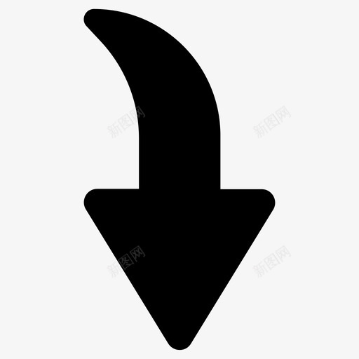 箭头向下箭头箭头信号图标svg_新图网 https://ixintu.com 向下箭头 方向 箭头 箭头信号 箭头方向上传下载上下左右返回 箭头符号