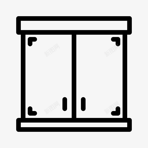 厨柜架子东西图标svg_新图网 https://ixintu.com 东西 厨具 厨柜 器具 架子