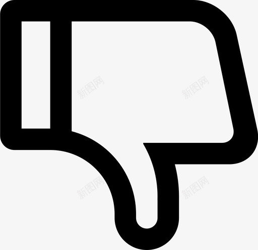 icon_点赞_默认_反向svg_新图网 https://ixintu.com icon_点赞_默认_反向