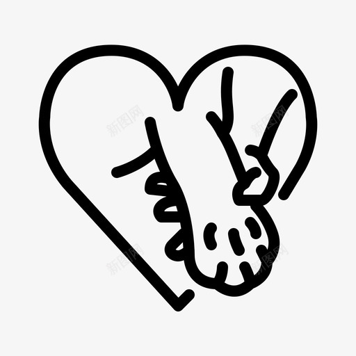 爱虎动物救虎图标svg_新图网 https://ixintu.com 动物 救虎 爱虎