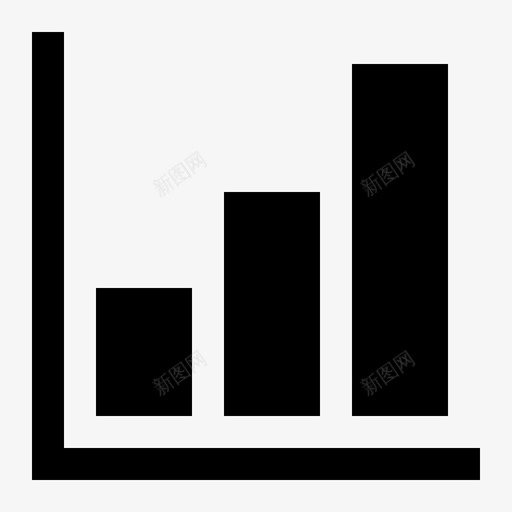 业务增长分析升序图标svg_新图网 https://ixintu.com 业务和财务收集集 业务增长 分析 升序 条形图 统计
