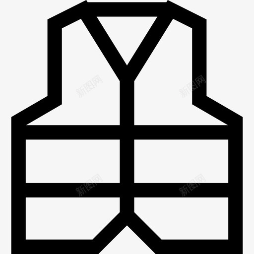 反光背心安全建筑构件13556图标svg_新图网 https://ixintu.com 反光背心 安全 建筑构件13556