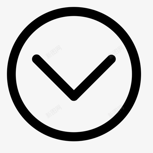 向下-01svg_新图网 https://ixintu.com 向下-01