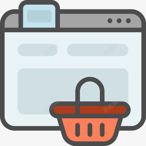 在线商店搜索引擎优化和在线营销4线性颜色图标svg_新图网 https://ixintu.com 在线商店 搜索引擎优化和在线营销4 线性颜色