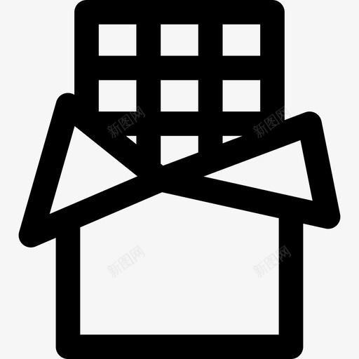 巧克力食物情人节线性元素图标svg_新图网 https://ixintu.com 巧克力 情人节线性元素 食物
