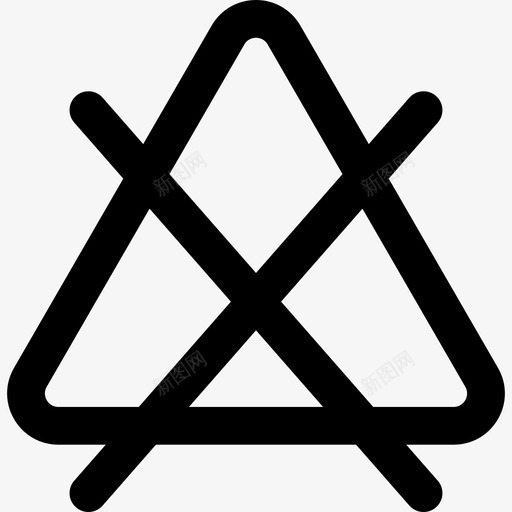 不使用氯气洗衣和洗涤线性图标svg_新图网 https://ixintu.com 不使用氯气 洗衣和洗涤 线性