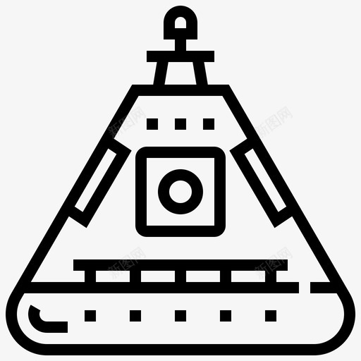 宇宙飞船太空舱航天器图标svg_新图网 https://ixintu.com 太空舱 宇宙飞船 航天器 航天技术线