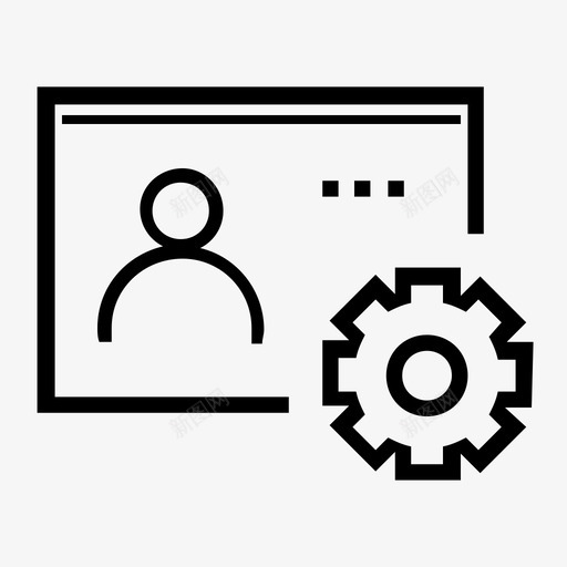 子账号管理svg_新图网 https://ixintu.com 子账号管理