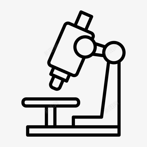 显微镜实验室设备概述图标svg_新图网 https://ixintu.com 实验室设备概述 显微镜